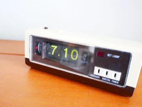 CITIZEN Flip Clock Digital Timer 5RT002 VINTAGE Space Age mid century Japan 70s Cover