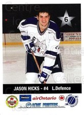 2000-01 Sudbury Wolves Police #6 Jason Hicks