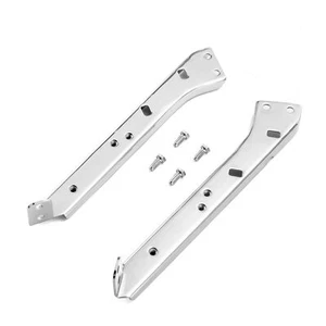 Chrome Saddlebag Rail Rear Support Bracket Guards For Harley Electra Glide 85-08 - Picture 1 of 5