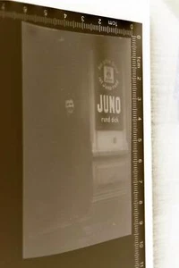gran negativo antiguo - cartel publicitario cigarrillos Juno - ¿años 30-50??? - Imagen 1 de 2