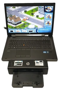 HP Workstation Windows XP Gaming Notebook i7 500GB 4GB Quadro 17,3" mit Spiel! - Bild 1 von 18