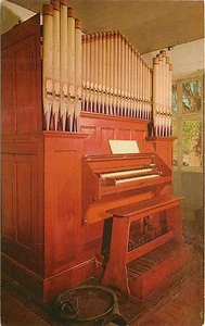 Tarjeta postal Zoar Village Zoar Ohio Pipe Organ Peter Bimeler OH - Imagen 1 de 2