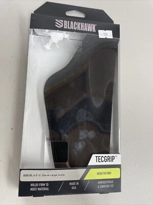 Blackhawk! TecGrip Inside the Pant Holster 40IP03BK Size 3 4.5-5" Large Auto - Image 1 of 4