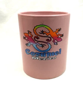 Cozumel Mexico Pink Coffee Tea Mug 10oz - Picture 1 of 6