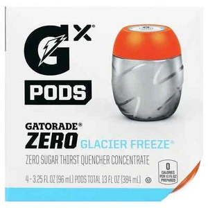 Gatorade Zero Glacier Freeze GPODS – 4 Pods, 3.25 fl oz (96ml) Each, Sugar-Free - Picture 1 of 1