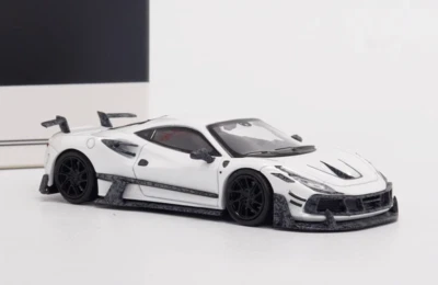 CR Aurora 1:64 White Tributo Mansory Sports Model Diecast Metal Car - Image 1 of 4