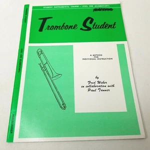 Older Student Instrumental Course: Trombone Student Level 1 SHEET MUSIC BOOK - Picture 1 of 4
