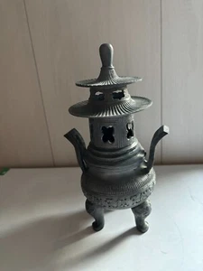 Censer Räuchergefäß Tibetsilber China Qing-Zeit - Bild 1 von 19