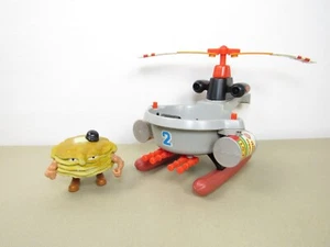 Food Fighters Fry Chopper Hubschrauber KOMPLETT mit Short Stack Figur 1988 Mattel - Bild 1 von 8