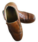 Lee Cooper Mens Brown Leather Slip On Casual Moccasin Shoes Trainer UK7 Eu 41