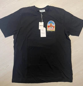 Camiseta Casablanca Vue De L'Arche Para Hombre Talla 2XL Negra Estampado Gráfico Manga Corta - Imagen 1 de 13