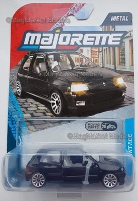 MAJORETTE · RENAULT CLIO 16S · BLACK · VINTAGE SERIES · BRAND NEW