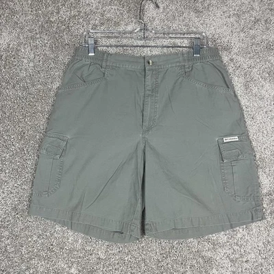Pantalones Cortos Columbia Cargo Para Mujer 12 Verde Exterior Senderismo Utilidad Bolsillo 100% Algodón Foto 1 de 4