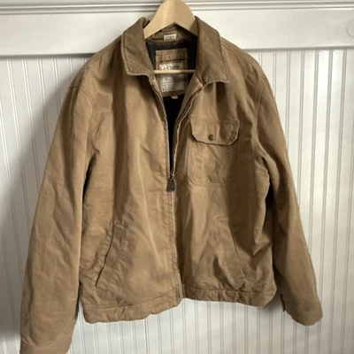 Chaqueta de Trabajo JCREW Lona Pana Cuello Pesado Unisex XL Tostado Foto 1 de 4