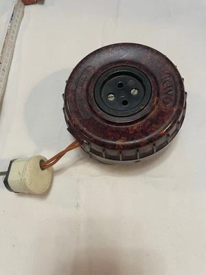 DDR Design KWO Stromfix Junior Kabeltrommel Bakelitgehäuse - Vintage - Bild 1 von 2