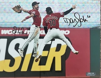 STEVEN KWAN DANIEL SCHNEEMAN CLEVELAND GUARDIANS MLB 8X10 CON CERTIFICADO DE AUTENTICIDAD EN HORARIO ESTELAR Foto 1 de 2