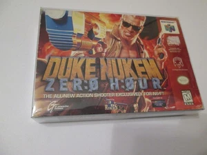 Duke Nukem Zero Hour N64 Nintendo - CIB Complete In Box - With Protector - Picture 1 of 11