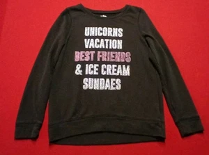 SO Girls Crewneck Sweatshirt Perfectly Soft Perfectly You Cozy Crew Neck Size 14 - Picture 1 of 12