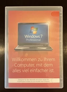 Microsoft Windows 7 Professional 64 Bit DVD MS Win 7 Pro OEM Deutsch - Bild 1 von 2