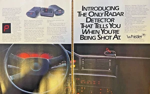 1988 Magazine Advertisement Whistler Radar Detectors - Picture 1 of 1