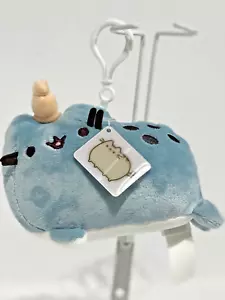 Pusheen Narwhal Backpack Clip Plush HTF NWT Gund 2018 5” - Picture 1 of 7