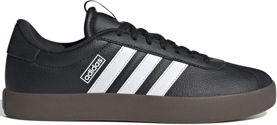 Size 9 - adidas VL Court 3.0 Black White Gum Court 3 Men’s Shoes ID6286 - Image 1 of 1