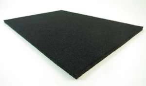 5 Profi Filzplatten 150x210mm 6mm dick - Filz stark selbstklebend schwarz - Bild 1 von 3