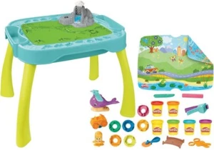 Hasbro Play-Doh Knet- & Kreativ- Tisch Starterset viel Zubehör - Bild 1 von 4