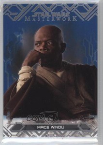 2017 Topps Star Wars Masterwork Blue Mace Windu #3 0e3