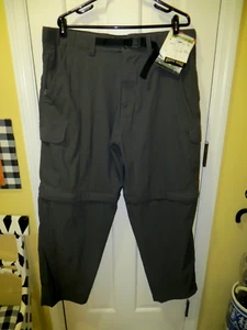 Rustic Ridge gray zip-off quick-dry pants NWT sz. 2X - Picture 1 of 11