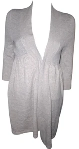 Christopher Fischer 100% Cashmere oatmeal Knit Open Front Cardigan Size XS - Picture 1 of 7