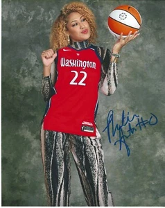 SHAKIRA AUSTIN Signed 8 x 10 Photo WNBA Basketball WASHINGTON MYSTICS Maryland - Picture 1 of 1