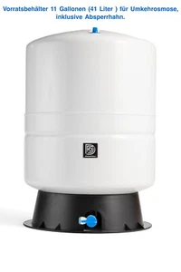Vorratstank Wassertank 11 Gallonen 41 Liter für Umkehrosmoseanlagen Wasserfilter - Bild 1 von 1