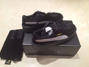 Puma Rihanna SCHWARZ WEISS WILDLEDER CREEPERS FENTY SNEAKER ALLE GRÖSSEN 3 4 5 6 7 8 - Bild 1 von 2