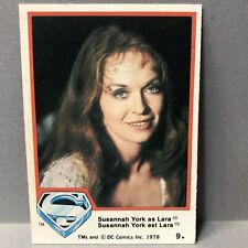 1978 DC Comics Superman Card Puzzle #9 Susannah York as Lara