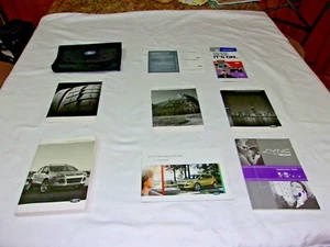 2013 FORD ESCAPE  OWNER MANUAL 8/PC. SET w/SYNC  & BLACK DENIM  FORD CASE.  OEM - Picture 1 of 6