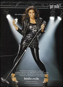 Jordin Sparks 2009 Got Milk ad 8 x 11 original advertisement print - Imagen 1 de 3