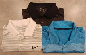 Nike, Oakley, Bolle Golf Shirts Mens Medium/large Short Sleeve. - Picture 1 of 20