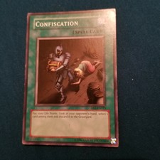 Confiscation DB1-EN023- Common moderate play-Yugioh