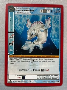 MetaZoo UFO: First Edition Kodiak Dinosaur 104/165 NM/M - Picture 1 of 1