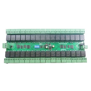 12V24V 32 Channel DIN Rail RS485 Relay Module Modbus RTU Protocol Remote Control - Picture 1 of 10