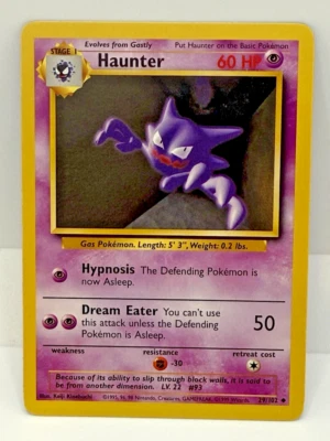 Haunter 29/102 1st Base Set Pokemon Card NM/Mint - Image 1 of 2