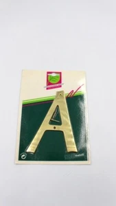 Hausnummer Buchstabe A aus Messing  inklusive Schrauben 16 cm hoch Neu in OVP - Bild 1 von 2