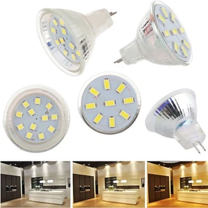 MR11 LED Spotlight 2W 3W 4W 12-24V 5733 2835 Bulb 10W 20W Equivalent Lamp GL247 - Picture 1 of 14
