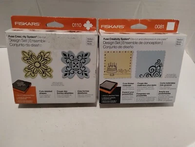 Fiskars Fuse Creativity System | Die-cut & Letterpress Design Set 0081 & 0110 - Image 1 of 4
