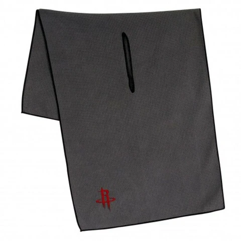 HOUSTON ROCKETS GRAY MICROFIBER WAFFLE GOLF TOWEL 19"X41" NEW WINCRAFT 👀⛳ Cover