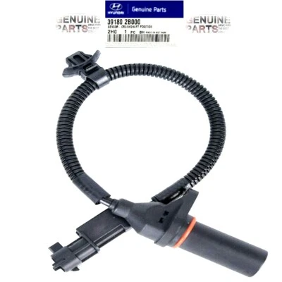 Hyundai Kia 39180-2B000 Crankshaft Sensor 1.6L Accent Veloster Elantra RioSoul - Image 1 of 4