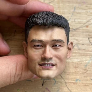 1/6 Yao Ming Head Carved Basketball Player Head Model DIY 12" Action Figure - Picture 1 of 6