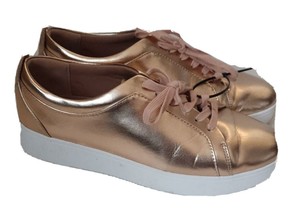 fitflop gold trainers