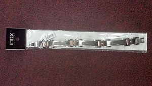 INOX, GOLD STAINLESS STEEL BRACELET, CAPPUCCINO, MODEL BR4128 - Picture 1 of 5
